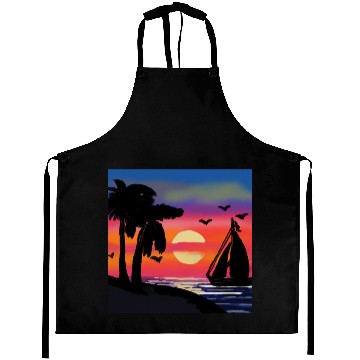 Discover Beach Sunset Aprons