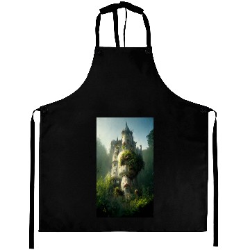 Discover An old abandoned castle in the jungle. Green Aprons