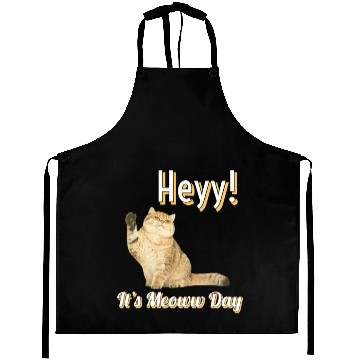 Discover Meow international cat day 2022 Aprons