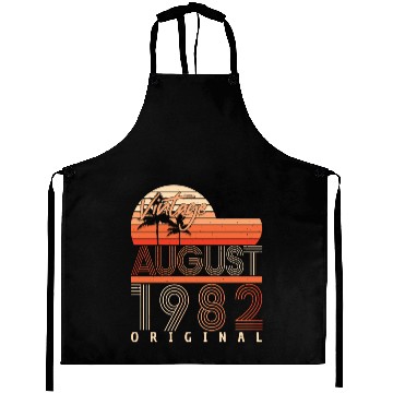 Discover 40th Birthday August 1982 Aprons