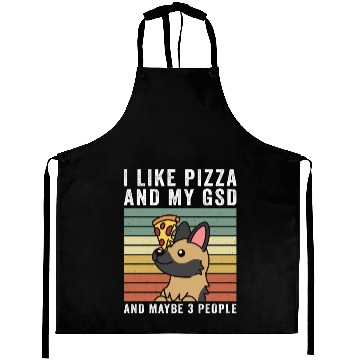 Discover I Like Pizza And My German Shepherd Aprons
