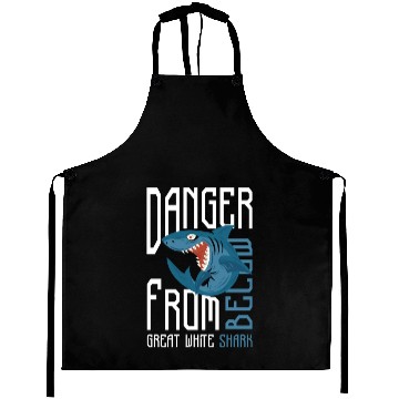 Discover Great White Shark Shark Sailing Tiger Shark Aprons