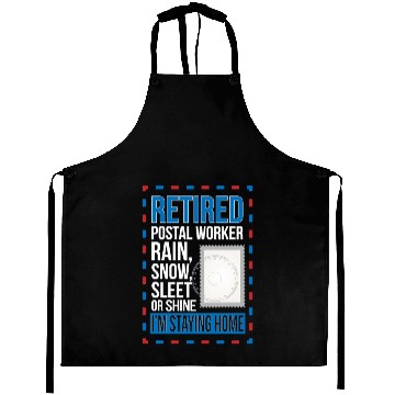 Discover Retired Postal Worker Retirement Mailman Postman Aprons