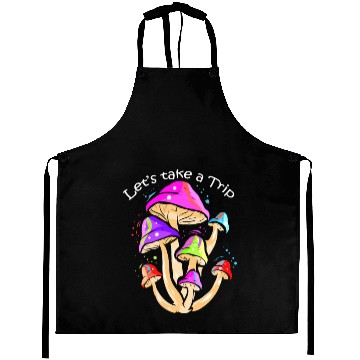 Discover Space Shroom - Magic Mushroom Aprons