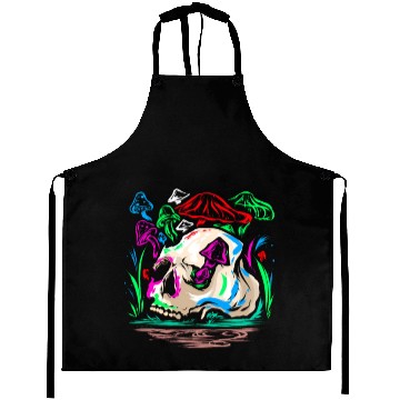 Discover Psychedelic Magic Mushroom - Space Shroom Aprons