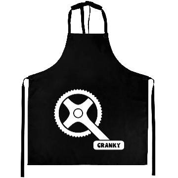 Discover Cranky - Funny Cyclist Gift Aprons