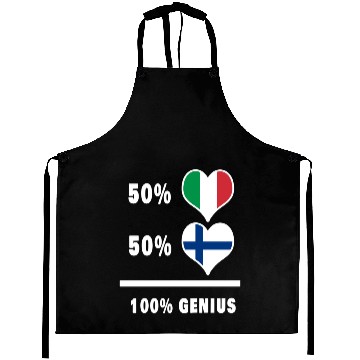 Discover Italy and Finland genius / gift Aprons