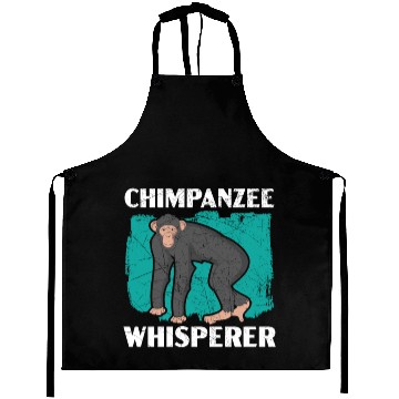 Discover Chimpanzee Whisperer Monkey Animal Zookeeper Aprons