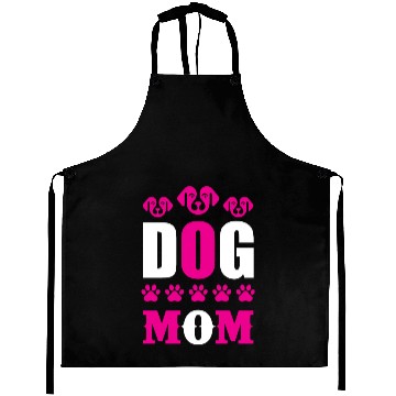 Discover Dog Mom dogs lover Aprons
