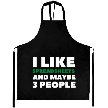 Discover i like spreadsheets and people Excel Spreadsheet Aprons