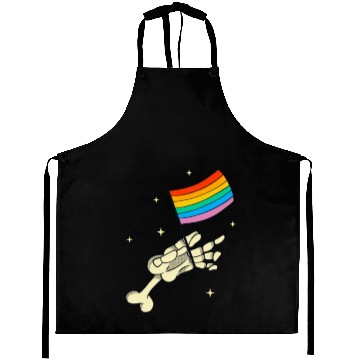 Discover Lgbtq Hand Rainbow Flag Queer Pride Aprons
