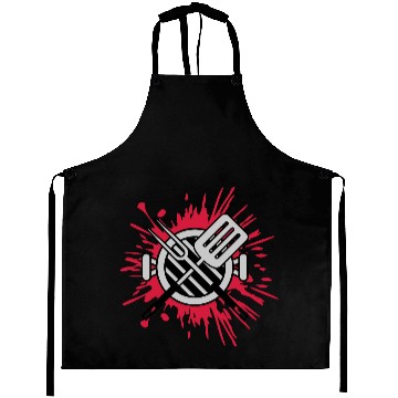 Discover color blob charcoal grill Aprons