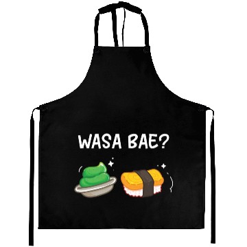Discover Japanese Wasa Bae Wasabi Sushi Aprons