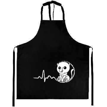 Discover Proboscis Monkey Heartbeat Ape Wildlife Zookeeper Aprons