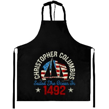 Discover Christopher Columbus Sailed The Ocean In 1492 Aprons