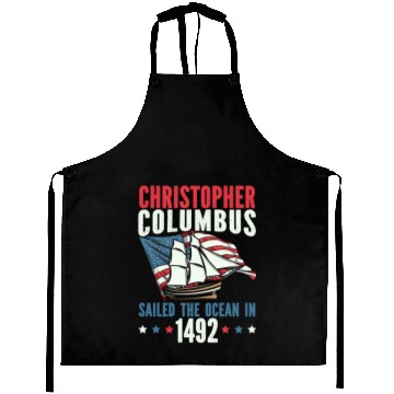 Discover Christopher Columbus Sailed The Ocean In 1492 Aprons