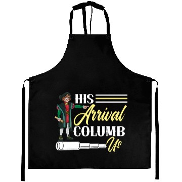 Discover His Arrival Columb Us Christopher Columbus Day Aprons