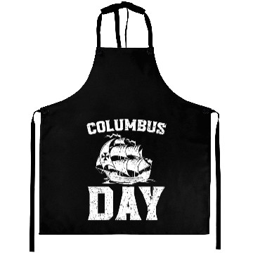 Discover Columbus Day Christopher Columbus Italian American Aprons