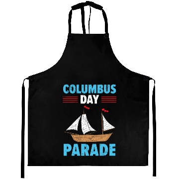 Discover Columbus Day Parade Christopher Columbus Navigator Aprons