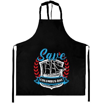 Discover Save Columbus Day Christopher Columbus Navigator Aprons