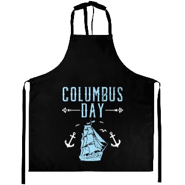 Discover Columbus Day Christopher Columbus Italian American Aprons