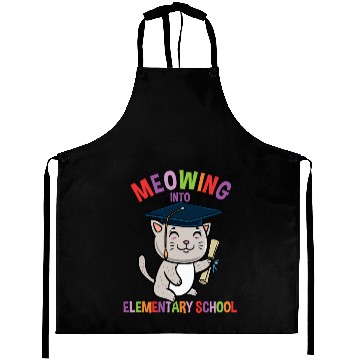 Discover Moewing Into Elementary School Cat Back To School Aprons