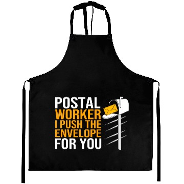 Discover Postman Mailman Funny Postal Worker Aprons