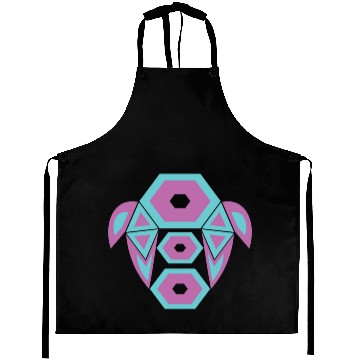 Discover Bugs Robot Logo Funny Aprons
