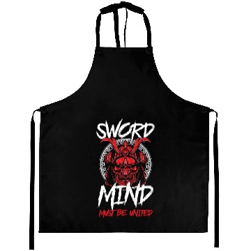 Discover Samurai Katana Manga Honor Aprons