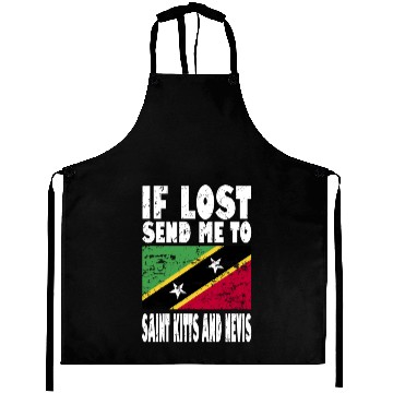 Discover Saint Kitts and Nevis Flag Saying Aprons