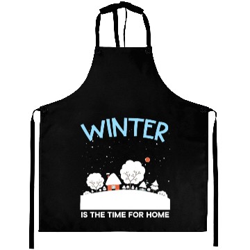 Discover Winter Is The Time For Home Snow Winter Season Aprons