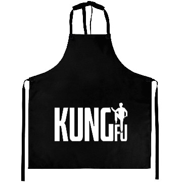 Discover Kung Fu Simple Cool Artwork Aprons