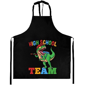 Discover High School Team T-Rex Dinosaur Boys Aprons