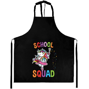 Discover School Squad Unicorn Back To School Aprons