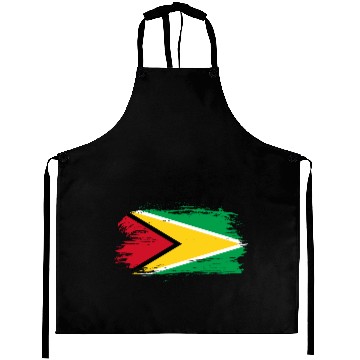 Discover Guiana flag Aprons