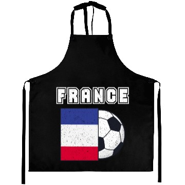 Discover France Soccer Team Flag Gift Aprons