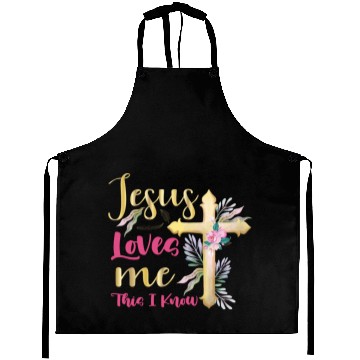 Discover Jesus Loves Me This I Know Easter Day Quotes Aprons