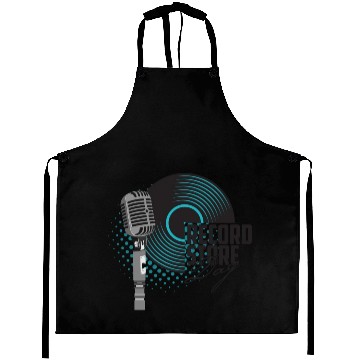Discover guitar and a microphone for the concert Aprons