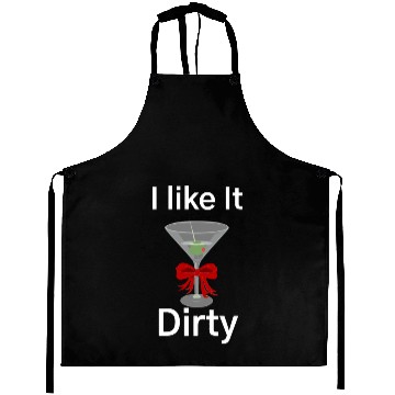 Discover Martini Lover I Like It Dirty Martini Women Men Aprons