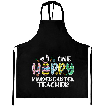 Discover One Hoppy Kindergarten Teacher Aprons