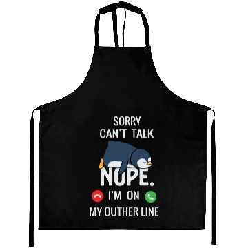 Discover Funny penguin Aprons