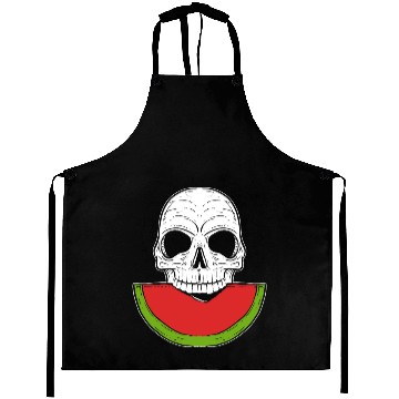 Discover Watermelon Skull Fruitarianism Gift Aprons