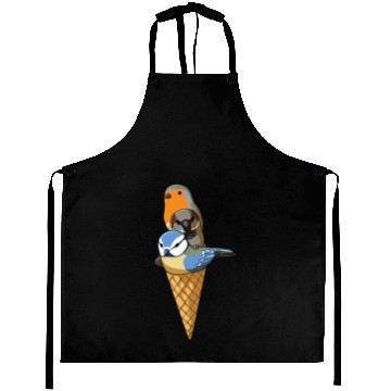 Discover Funny Birds Ice Cream Robin, Blue Tit and House Aprons