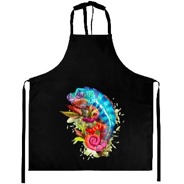 Discover A chameleon is sitting on a branch 11 1 Aprons