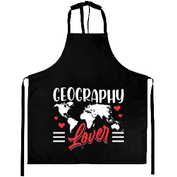 Discover Geography Lover Geographic Geographer Student Aprons