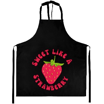 Discover Sweet like A Strawberry Aprons