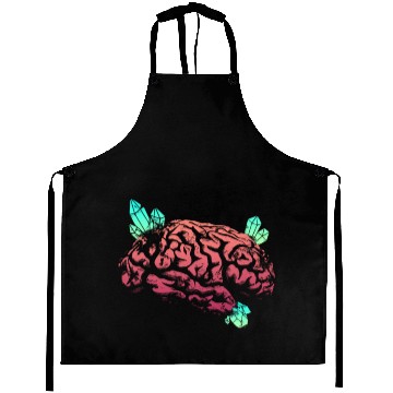 Discover Brain with Crystal - Red and Green Aprons
