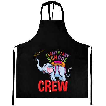 Discover Back To School Elephant Elementary School Crew Aprons