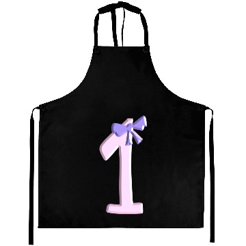 Discover one loop number pink number first Aprons