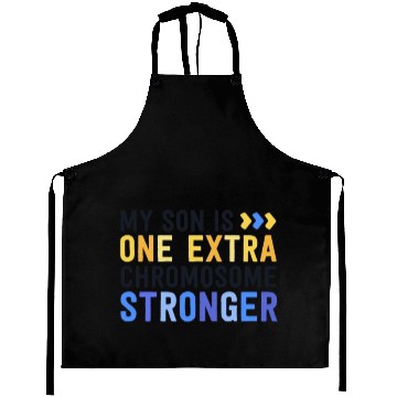 Discover Family Down Syndrome Awareness My Son One Extra Aprons